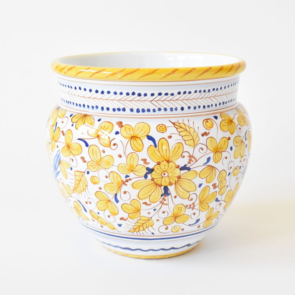 Arabesco Giallo piccolo vaso