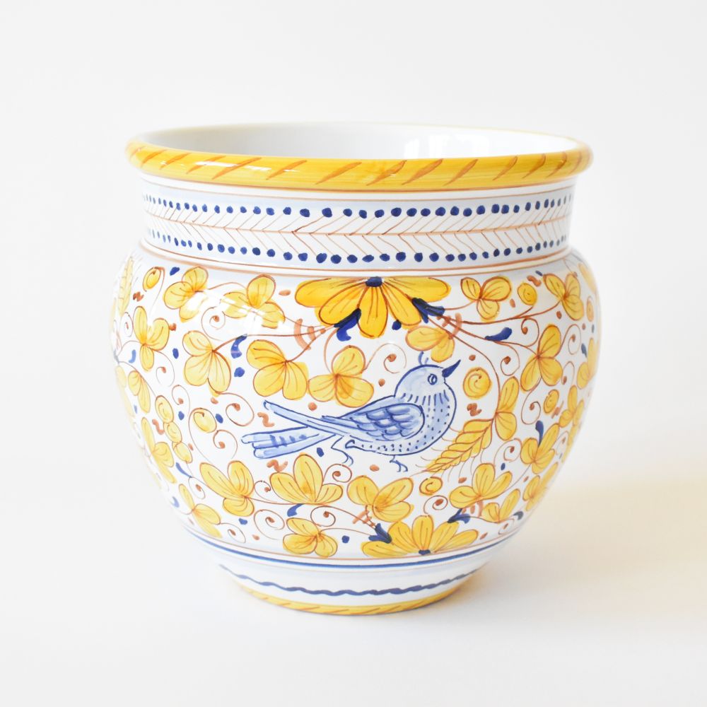 Arabesco Giallo piccolo vaso