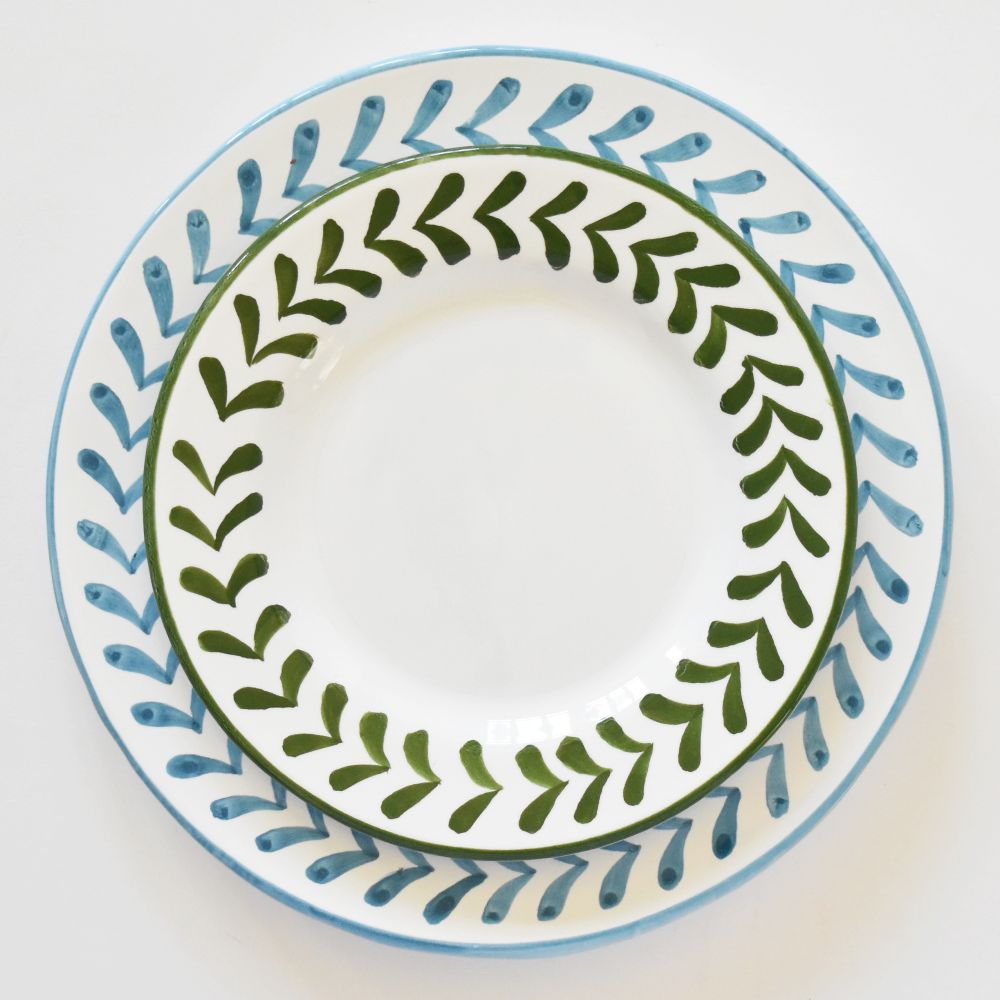 Semplice Frecce Piatto insalata verde