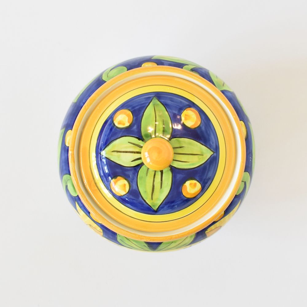 Barattolo per biscotti Limoni Blu 22cm