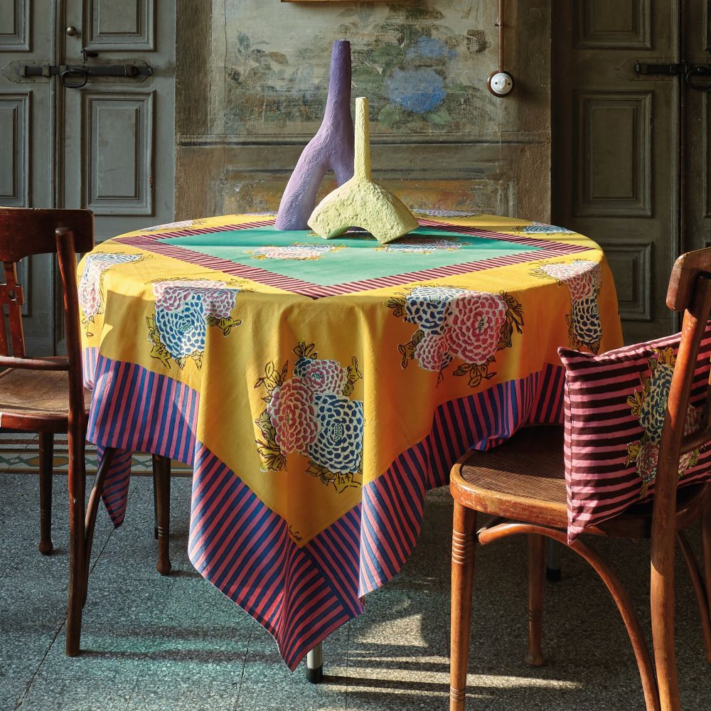 Cuscino decorativo Lisa Corti Corolla Gold Veronese 30x40cm
