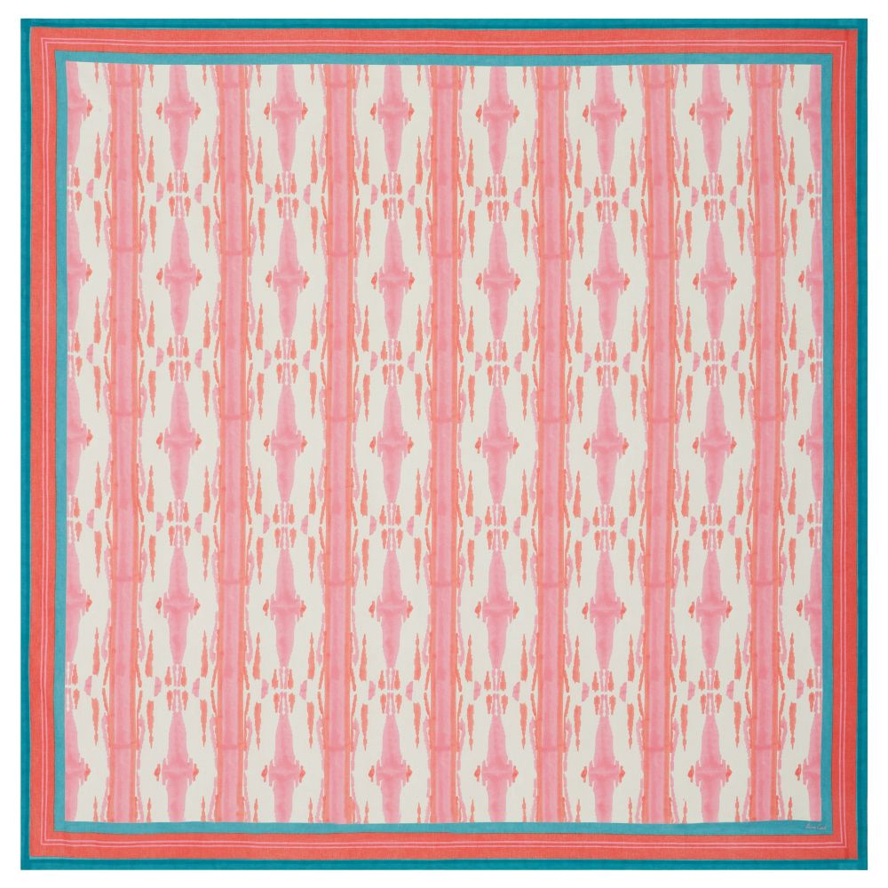 Tovaglia quadrata Lisa Corti Flame Pink Lacquer Red 180x180cm