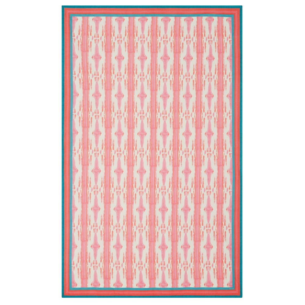 Tovaglia stampata Lisa Corti Flame Pink Lacquer Red 180x270cm