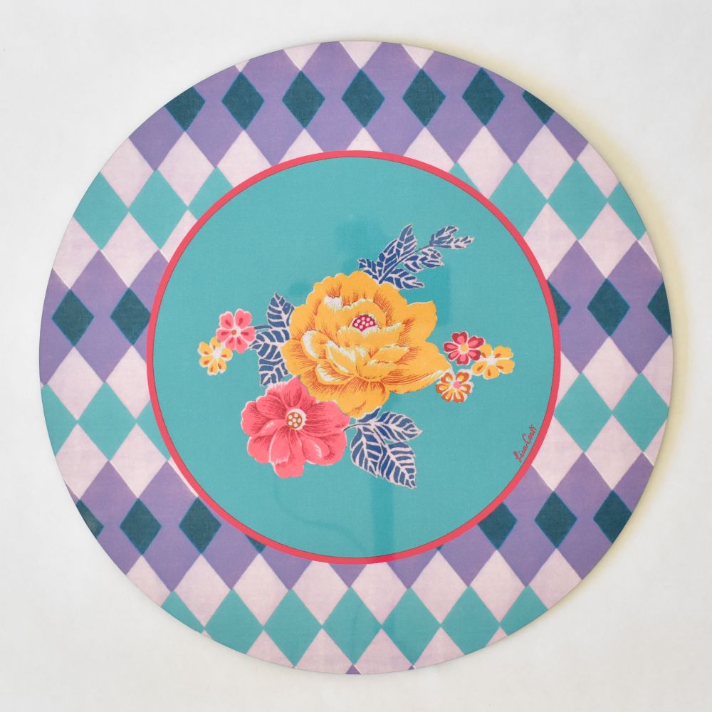 Lisa Corti Losanga Veronese tovaglietta rotonda con retro in sughero - 34 cm