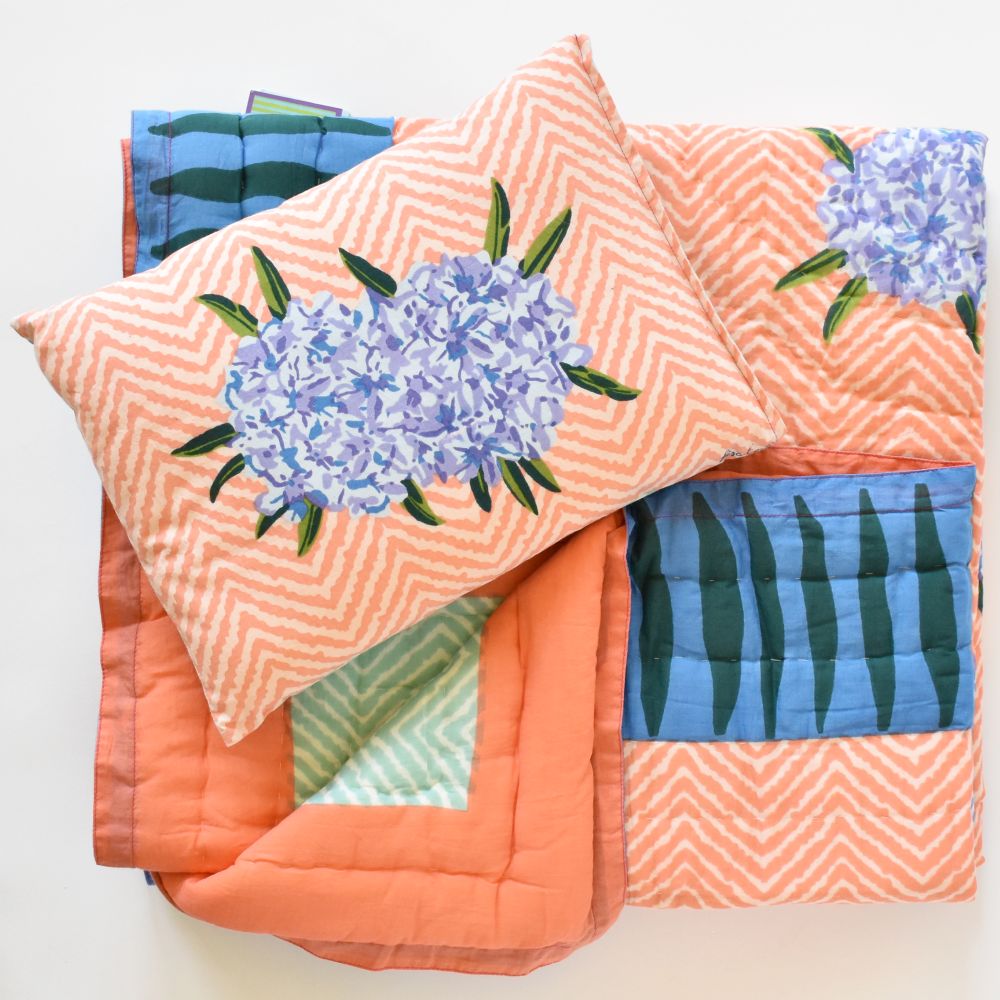 Cuscino decorativo Lisa Corti Oleander Peach 30x40cm