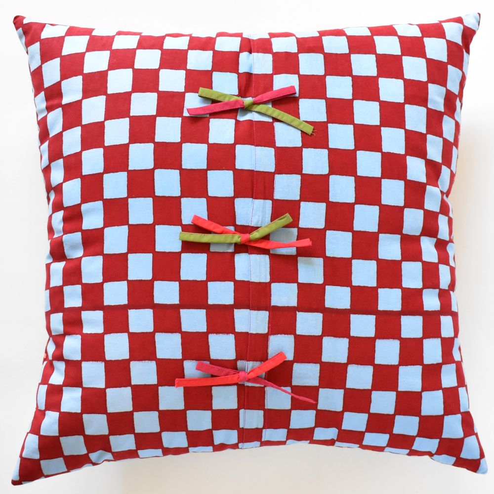 Cuscino Lisa Corti Kandem Queen Green Euro 60x60cm