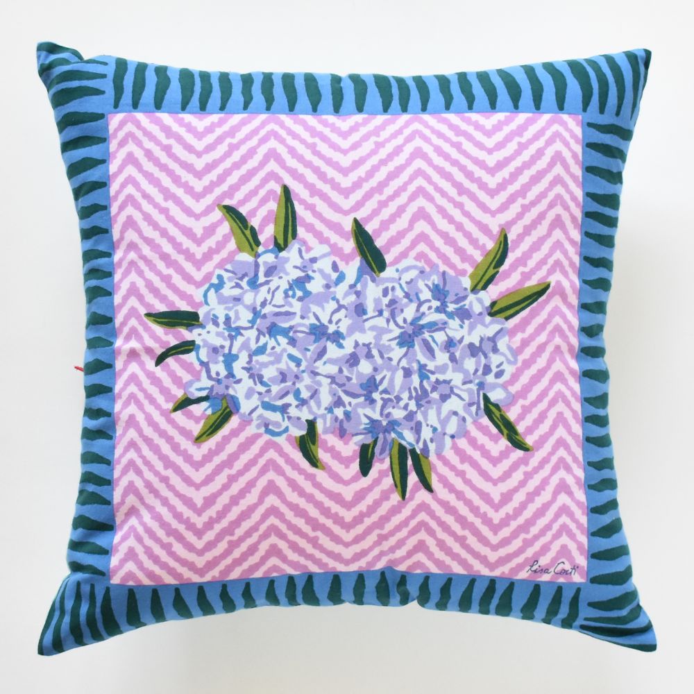 Cuscino quadrato Lisa Corti Oleander Lilac 45x45cm