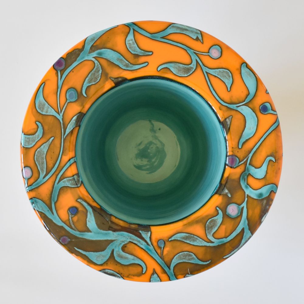 Marino Moretti Vaso a doppia parete con fiori