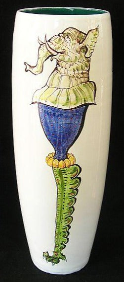 Marino Moretti Trio Figure Stravaganti vaso grande