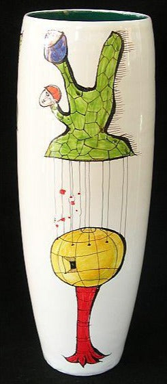 Marino Moretti Trio Figure Stravaganti vaso grande