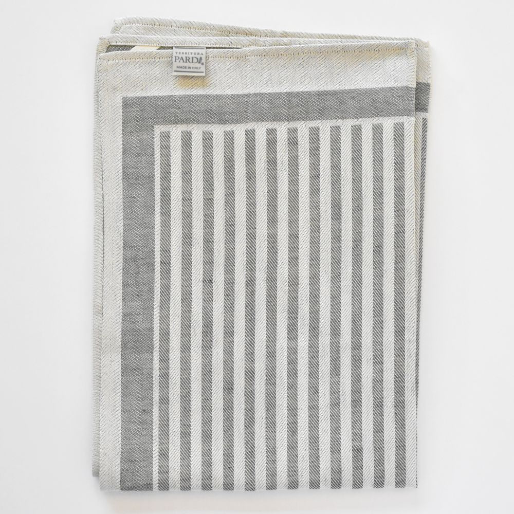 Tessitura Pardi Asciugapiatti Iris Stripe Antracite