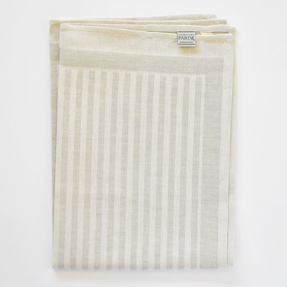 Tessitura Pardi Asciugapiatti Iris Stripe Grigio
