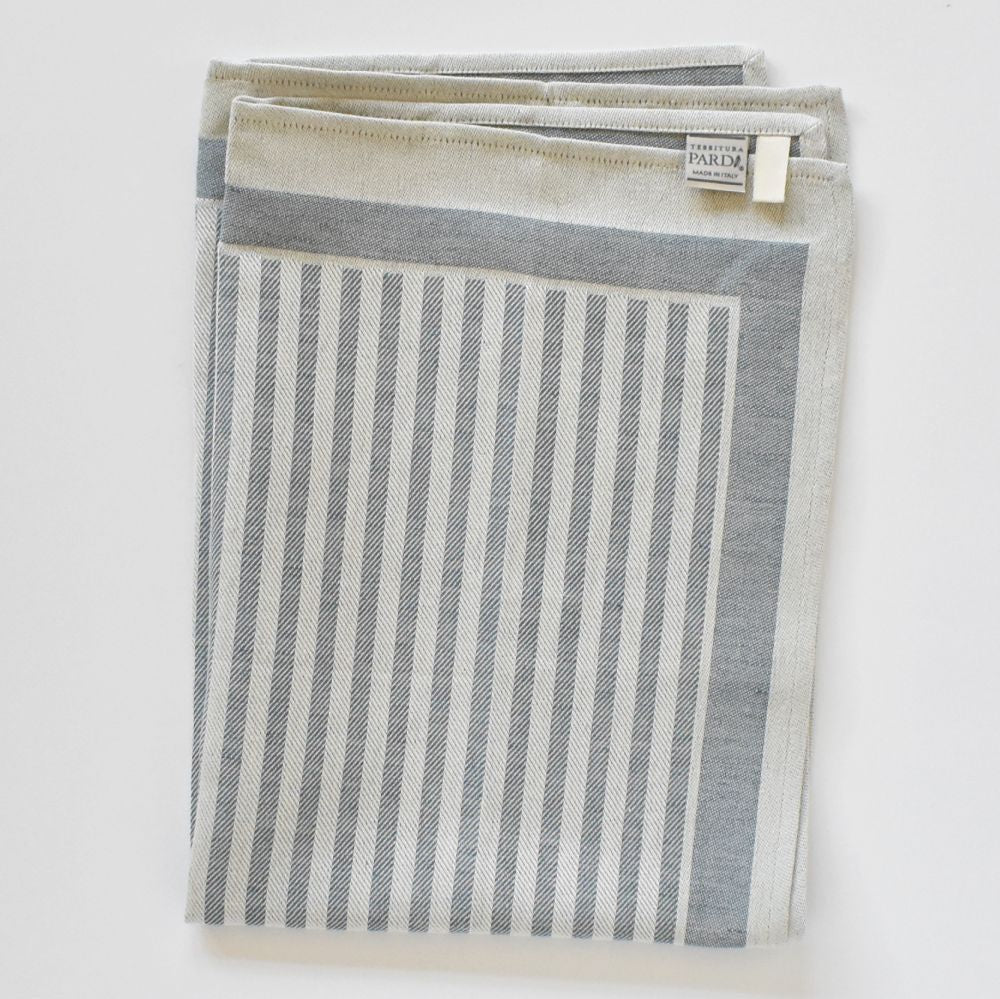 Tessitura Pardi Asciugapiatti Iris Stripe Navy