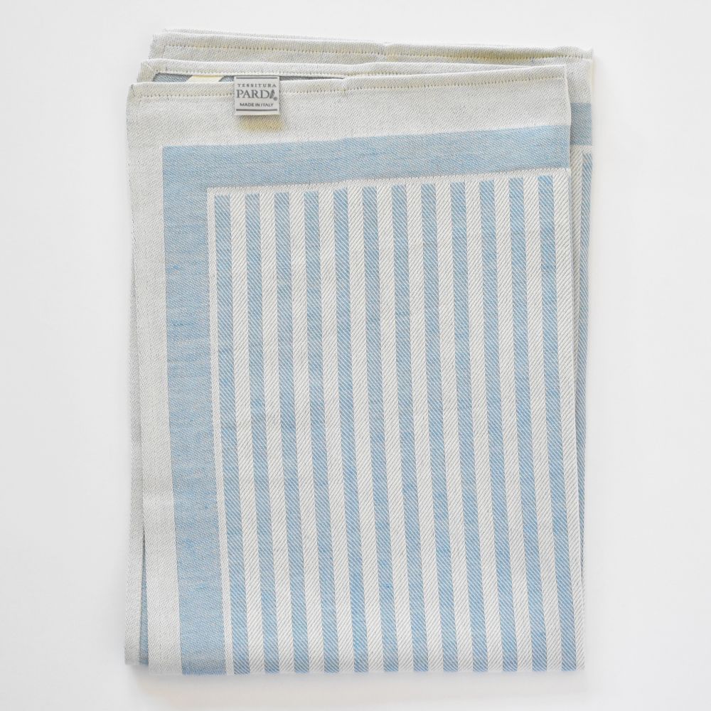 Asciugamano da cucina Tessitura Pardi Iris Stripe Turquoise