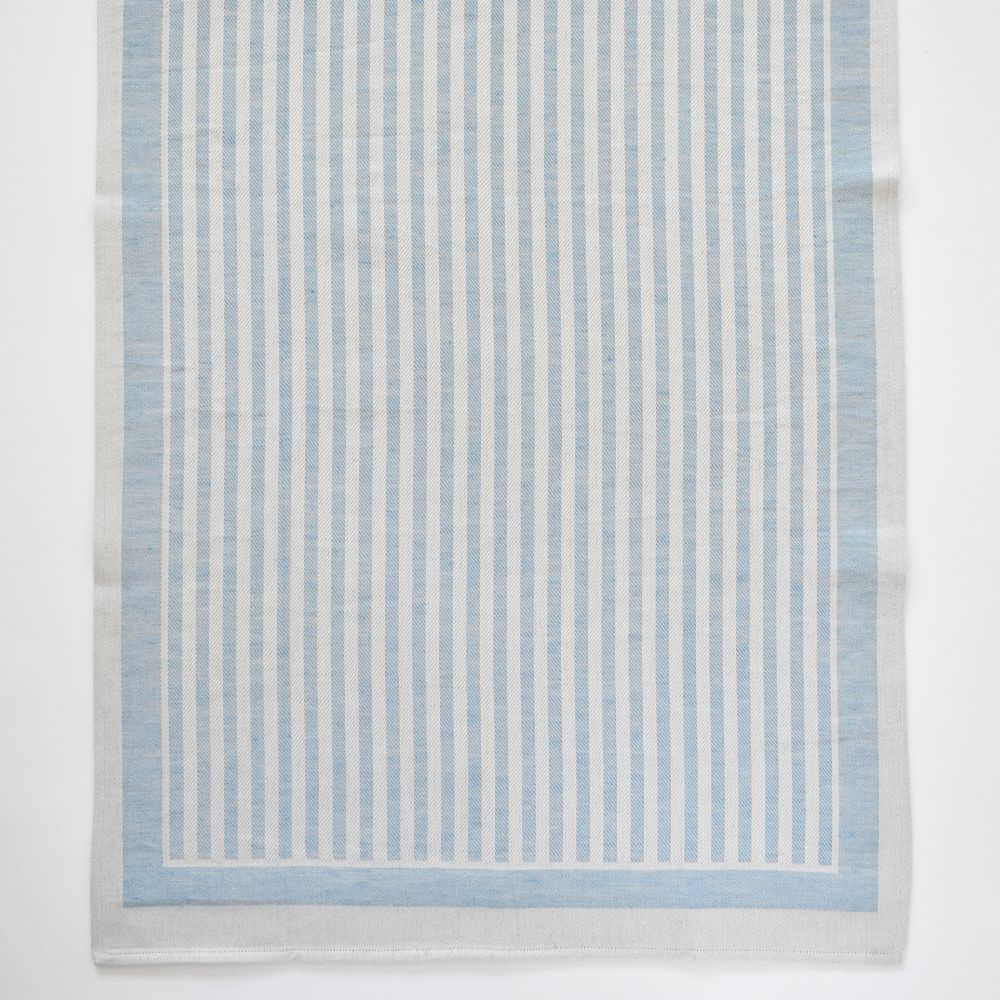 Asciugamano da cucina Tessitura Pardi Iris Stripe Turquoise