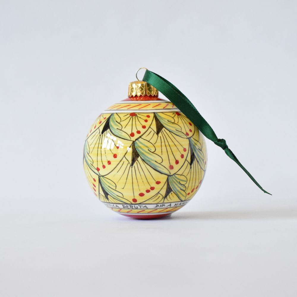 Pavone Giallo ornament