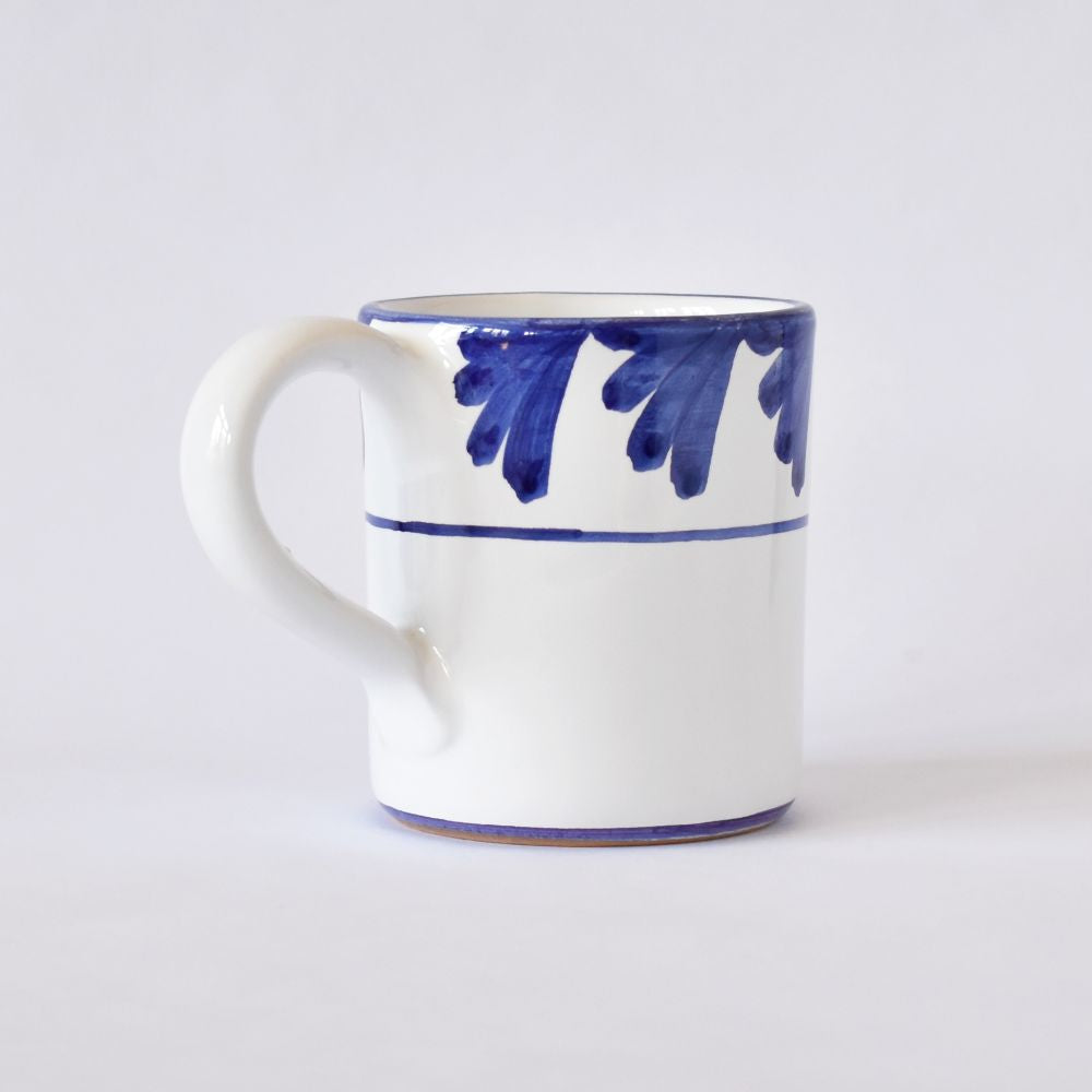 Tazza Semplice Piume Blu