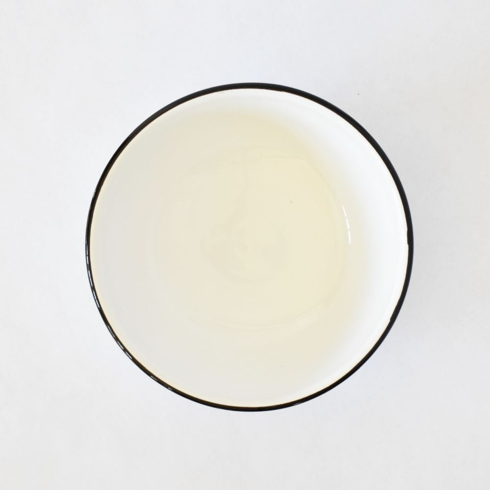 Semplice Piume Ciotola per cereali nera
