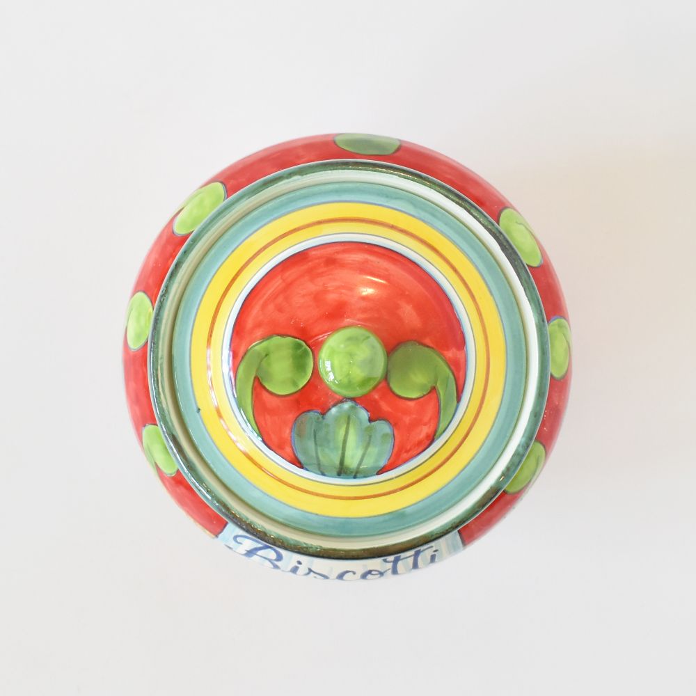 Barattolo per biscotti Pompei Red 22cm
