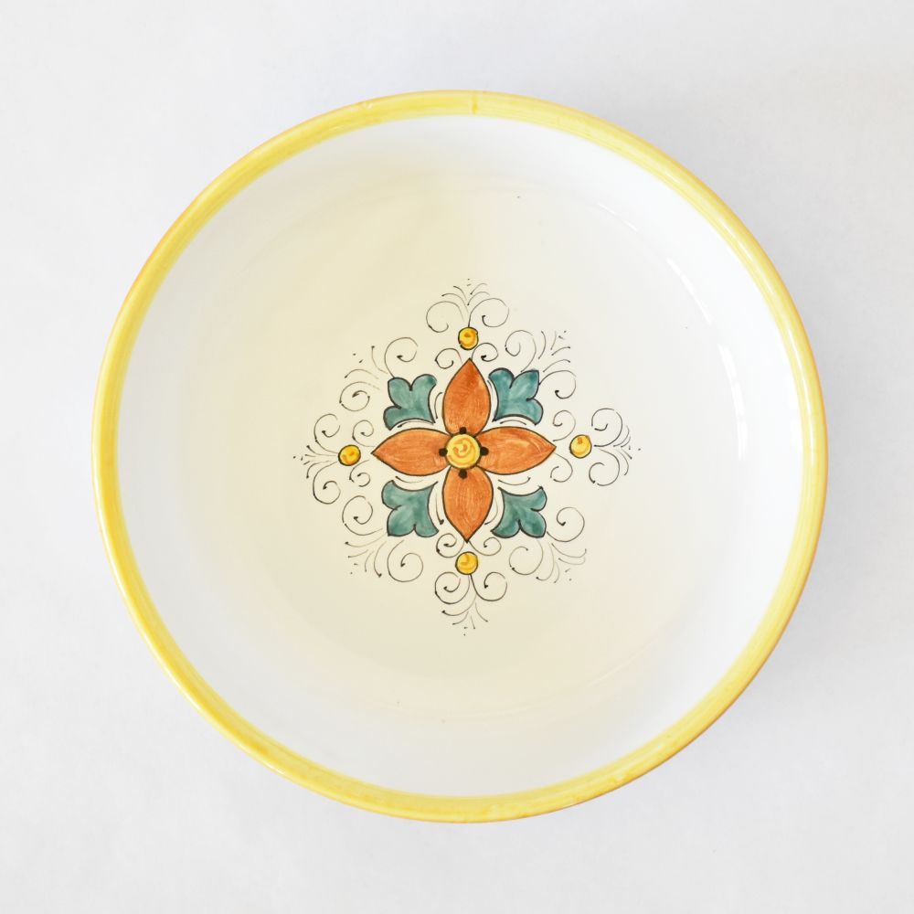Piatto da portata/pasta Ricco Deruta - piccolo, poco profondo