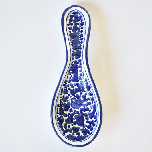Poggiamestolo Arabesco Cobalt Blu