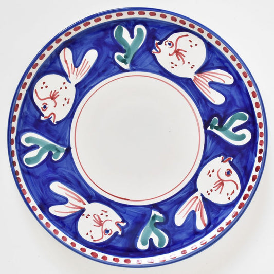 Piatto per torta di pesce/tagliere per formaggi Blu