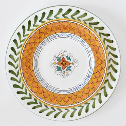 Piatto da insalata in terracotta Squame