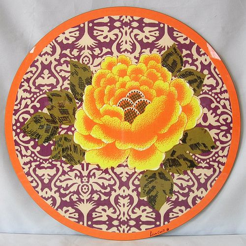 Tovaglietta rigida Lisa Corti - Sunrise Lavender - Rotonda da 39 cm