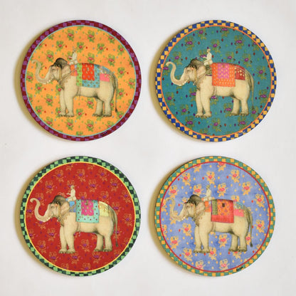 Sottobicchieri per bevande Lisa Corti Elephant - set da 4