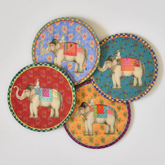 Sottobicchieri per bevande Lisa Corti Elephant - set da 4