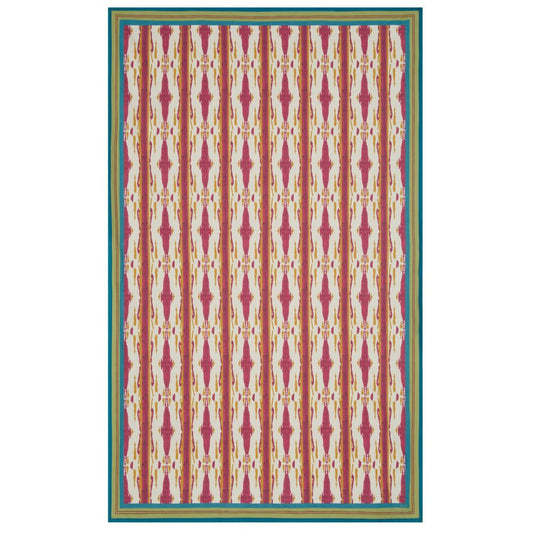 Tovaglia in cotone Lisa Corti Flame Aubergine Gold 180x270cm