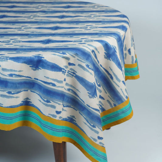 Lisa Corti Flame Blue Pervinch tovaglia quadrata 180x180cm