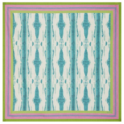 Lisa Corti Flame Peacock Veronese tovaglia quadrata piccola 110x110cm
