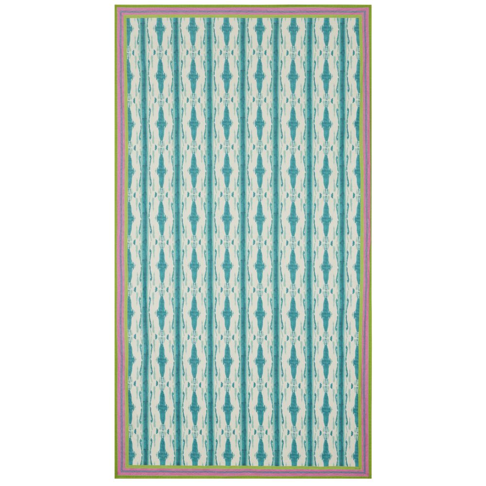 Lisa Corti Flame Peacock Veronese tovaglia da pranzo 180x350cm