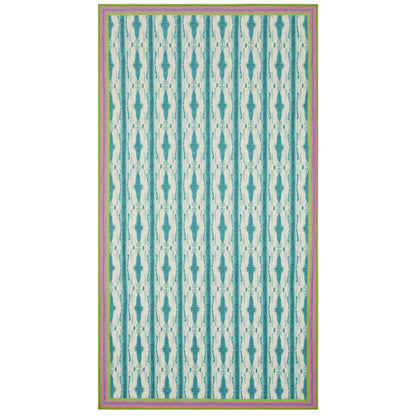 Lisa Corti Flame Peacock Veronese tovaglia da pranzo 180x350cm