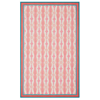 Tovaglia stampata Lisa Corti Flame Pink Lacquer Red 180x270cm