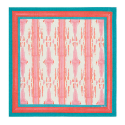 Tovaglioli in cotone stampato Lisa Corti Flame Pink Lacquered Red - set da 2