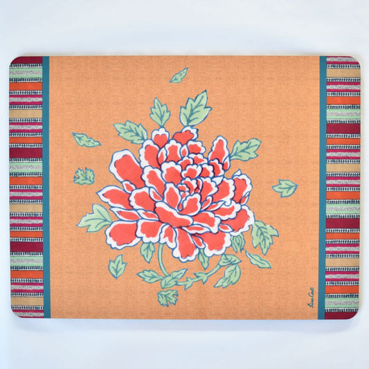 Tovaglietta Lisa Corti Crimson Gold con retro in sughero - 30x40cm