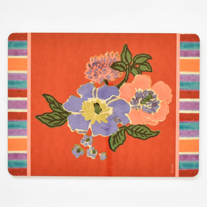 Tovaglietta Lisa Corti Dandelion Rust con retro in sughero - 30x40cm
