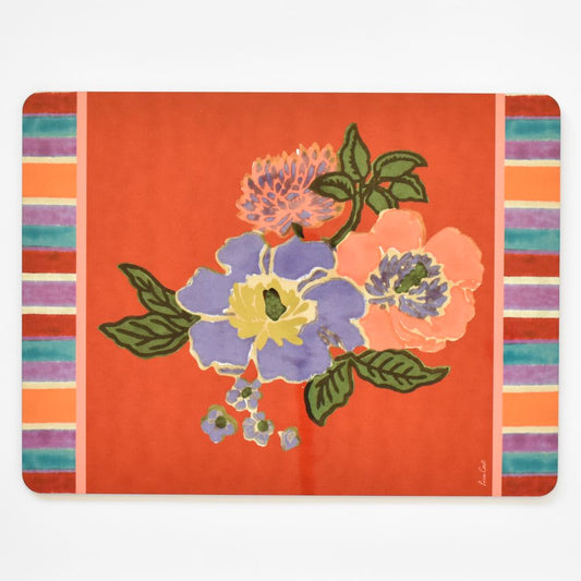Tovaglietta Lisa Corti Dandelion Rust con retro in sughero - 30x40cm