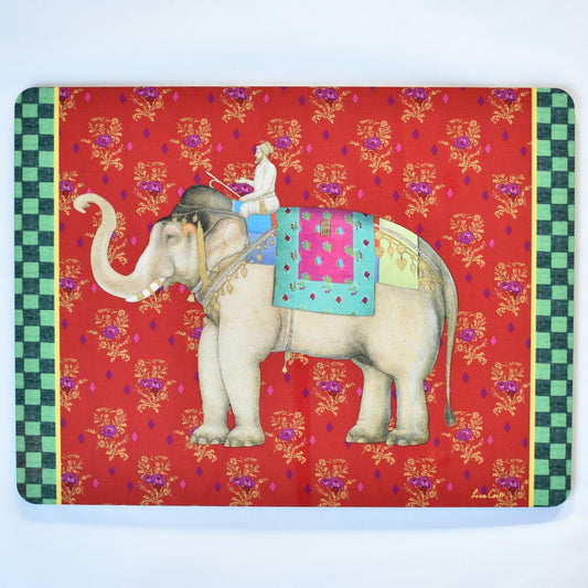 Tovaglietta Lisa Corti Elephant Rany con retro in sughero - 30x40cm