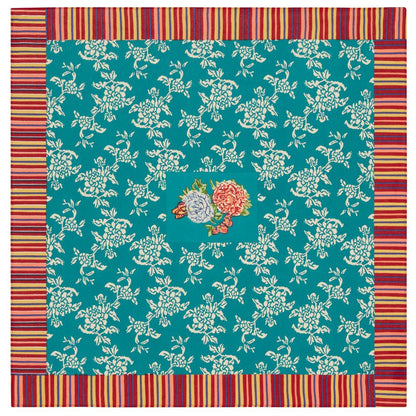Lisa Corti Kandem Queen Green tovaglia quadrata piccola in tessuto 110x110cm
