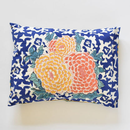 Cuscino decorativo Lisa Corti Arabesque Corolla Blue Natural 30x40cm