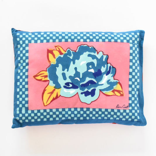 Cuscino decorativo Lisa Corti Double Peonia Old Pink 30x40cm