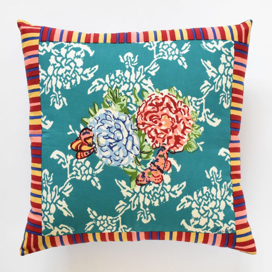 Lisa Corti Kandem Queen Cuscino quadrato verde 45x45cm