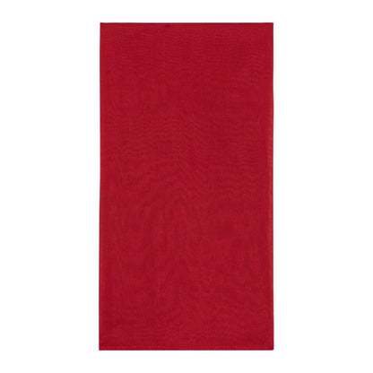 Lisa Corti Cherry Red tovaglioli in organza di cotone set da 6