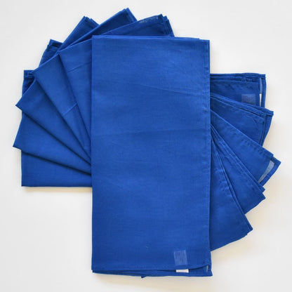 Lisa Corti China Blue set di 6 tovaglioli in organza di cotone
