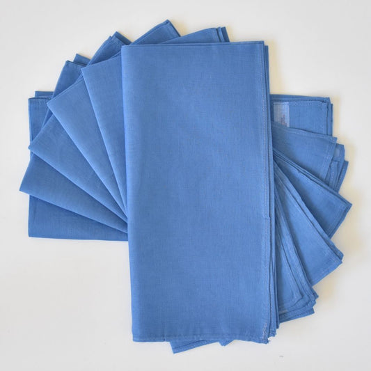 Set di 6 tovaglioli in organza di cotone Pervinch di Lisa Corti