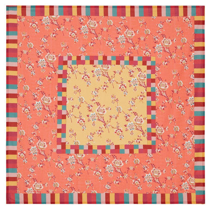 Lisa Corti Swiss Geranium Yellow tovaglia quadrata 180x180cm