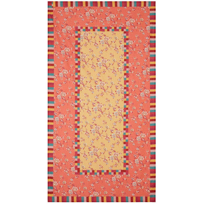 Lisa Corti Swiss Geranium Yellow tovaglia da pranzo 180x350cm